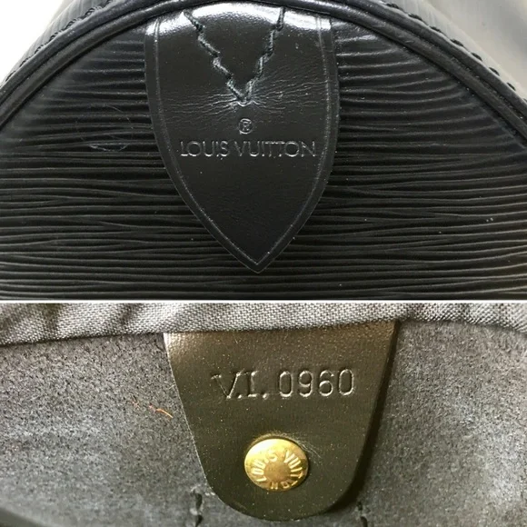 Authentic Louis Vuitton Epi black leather Speedy bag - Picture 10 of 16